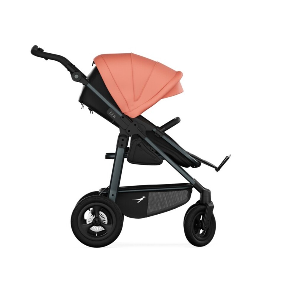 TFK mono 4 Kinderwagen-Set mit Luftrad-Set und Kombi-Einheit Salmon