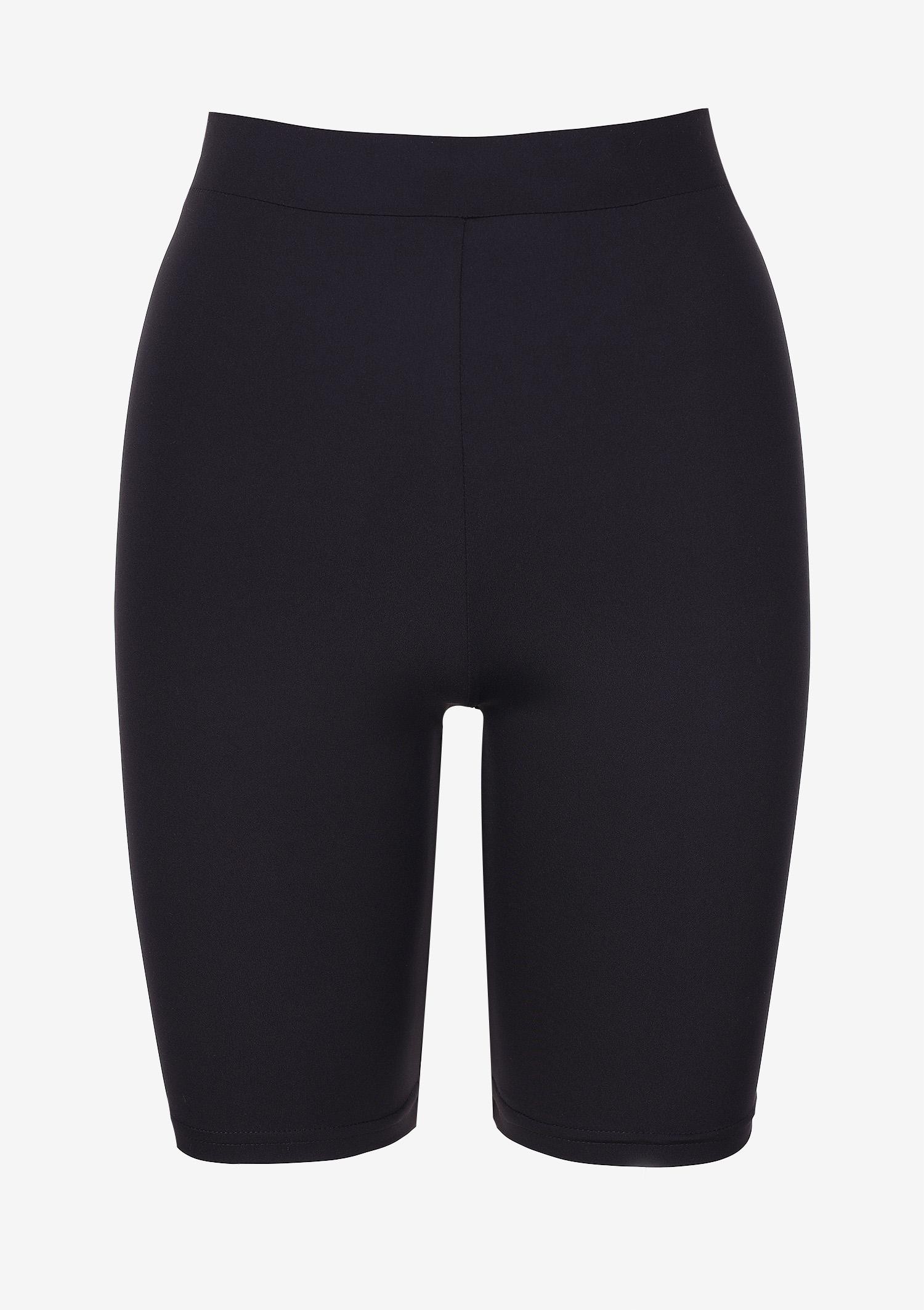 Damen Knielange Leggings schwarz Fahrrad Leggings Poupee Marilyn