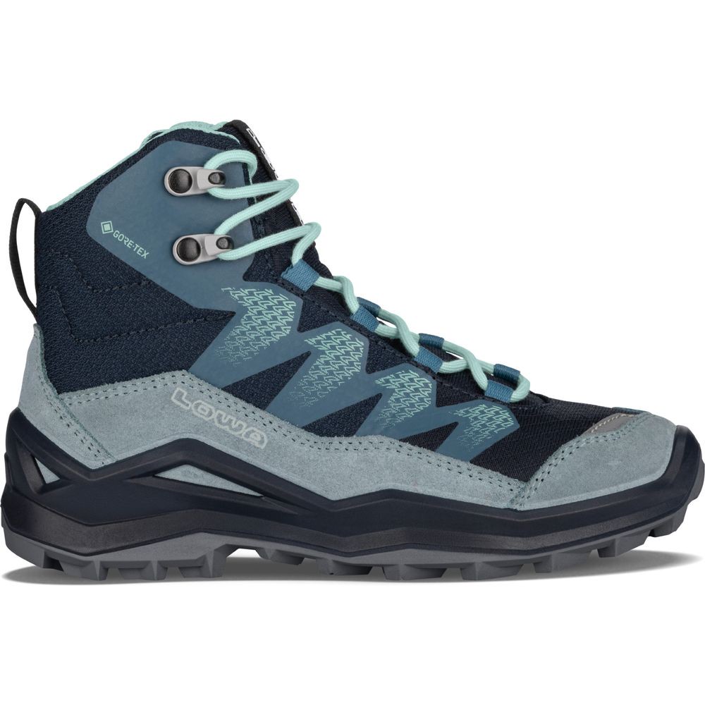 Lowa Maddox Pro GTX Mid JR Kinder Wanderschuh navy rauchblau 38