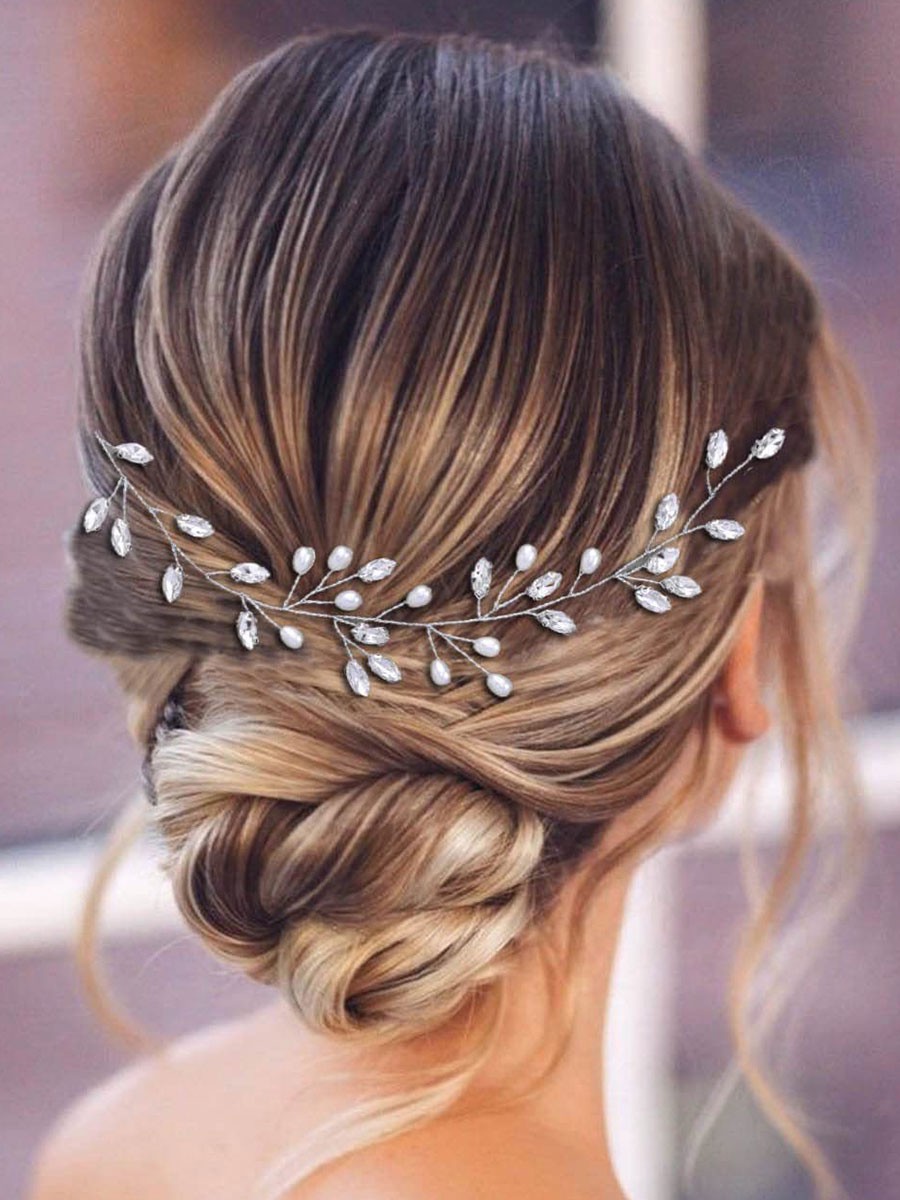 Kopfschmuck Hochzeit Metall Haarschmuck für die Braut