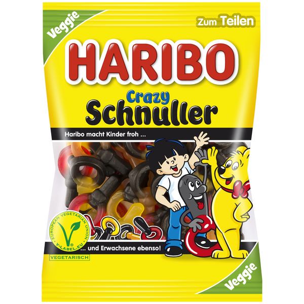 Haribo Crazy Schnuller 16 Beutel 175g