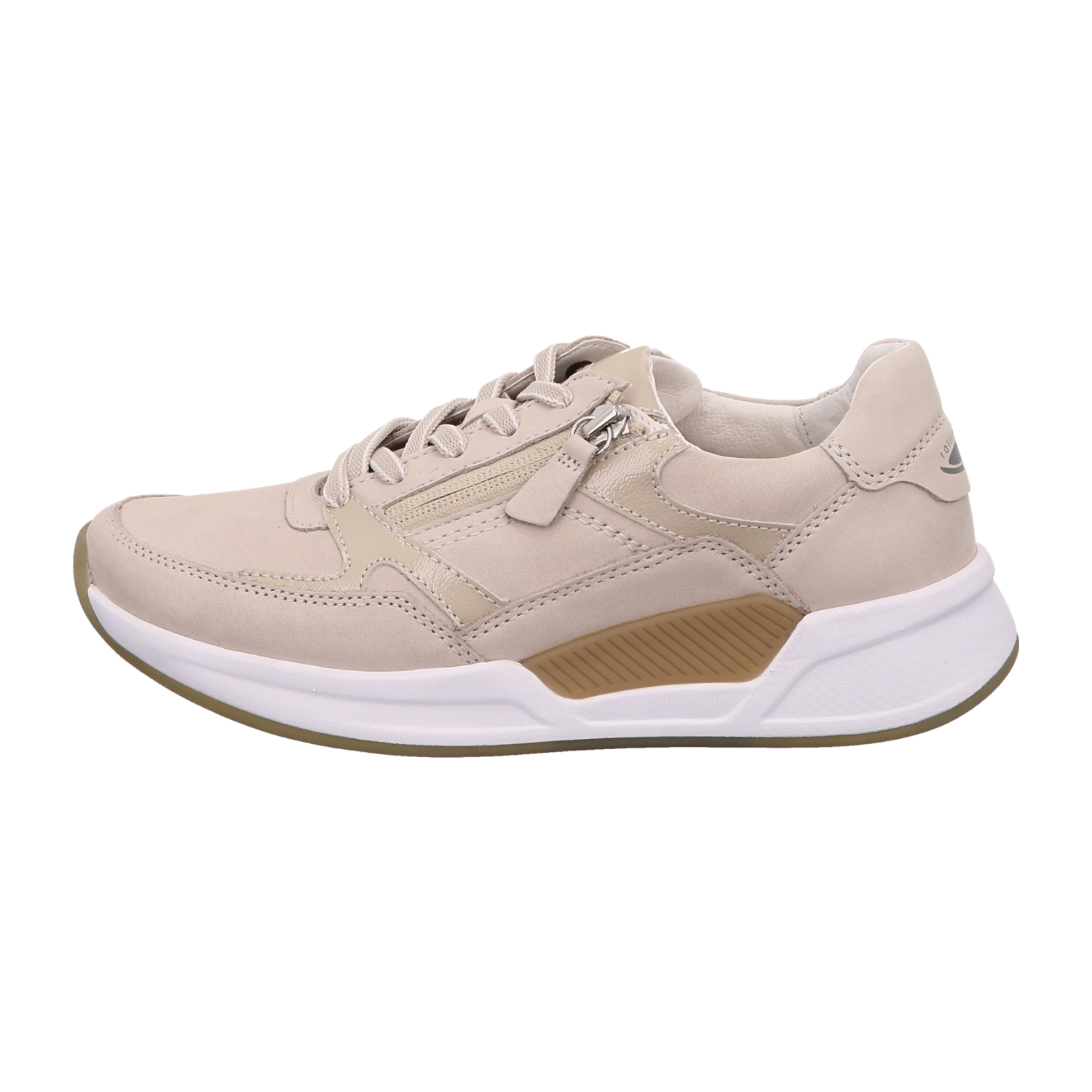 Gabor comfort Gabor RollingSoft Schuhe grau puder Nubuck 66.958.31 für Damen, gold, Gr. 37 EU / 4 UK