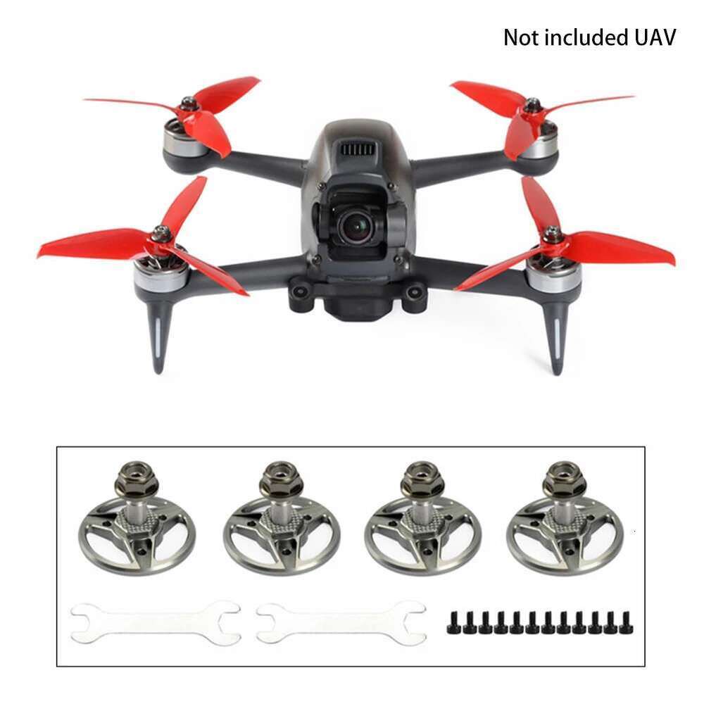 4PCS / Set Mountting Propeller Base / Adapter Motor Plate pour DJI FPV Combo Drone CW CCW Motors Accessoires Habit DIY AVEC OUTIL