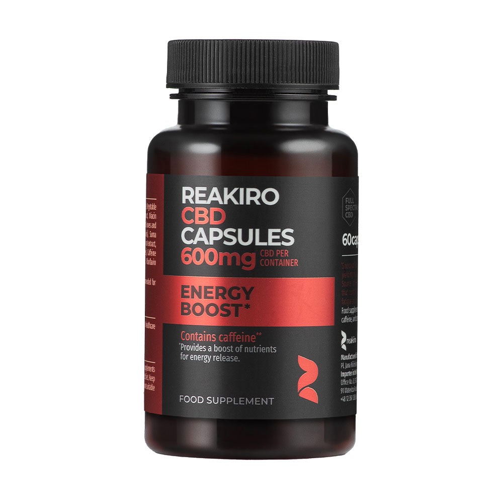Energie-Booster CBD-Kapseln 600mg