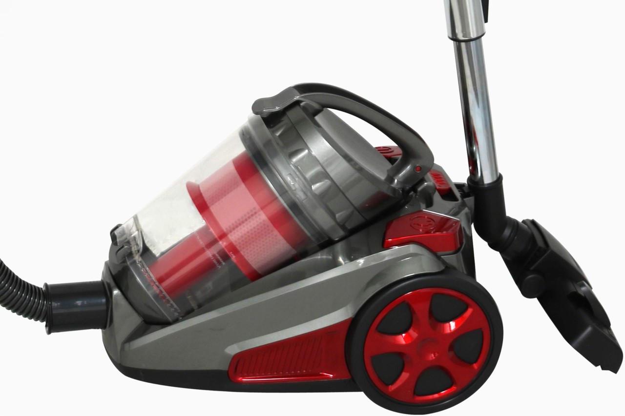 Zyklon Staubsauger HOMELINE 850 Watt Anthrazit/rot