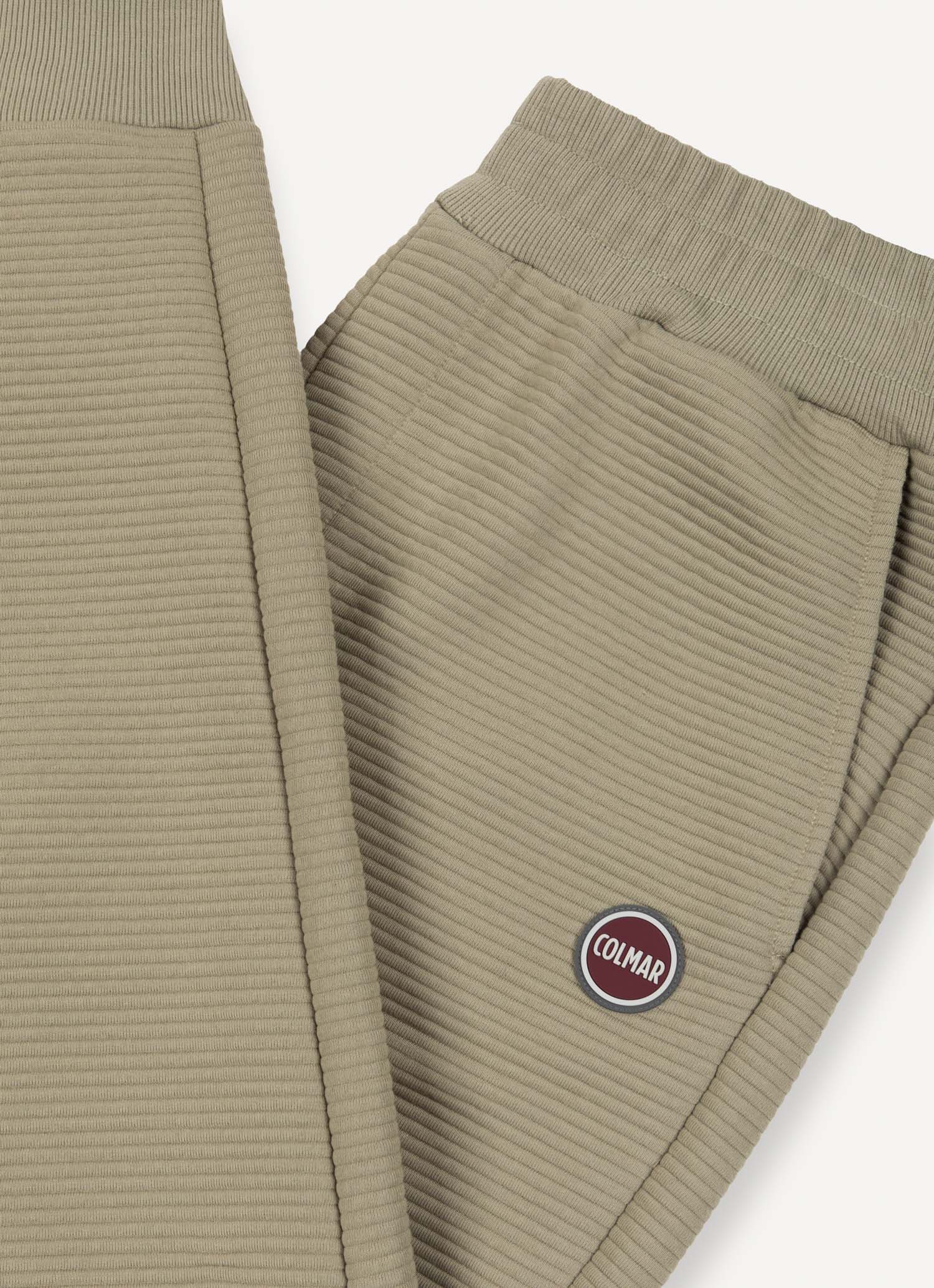 Colmar, Sweathose In Ottoman-verarbeitung Mit Milleraies-streifen, Farbe: Muddy Grün, Größe: XXL