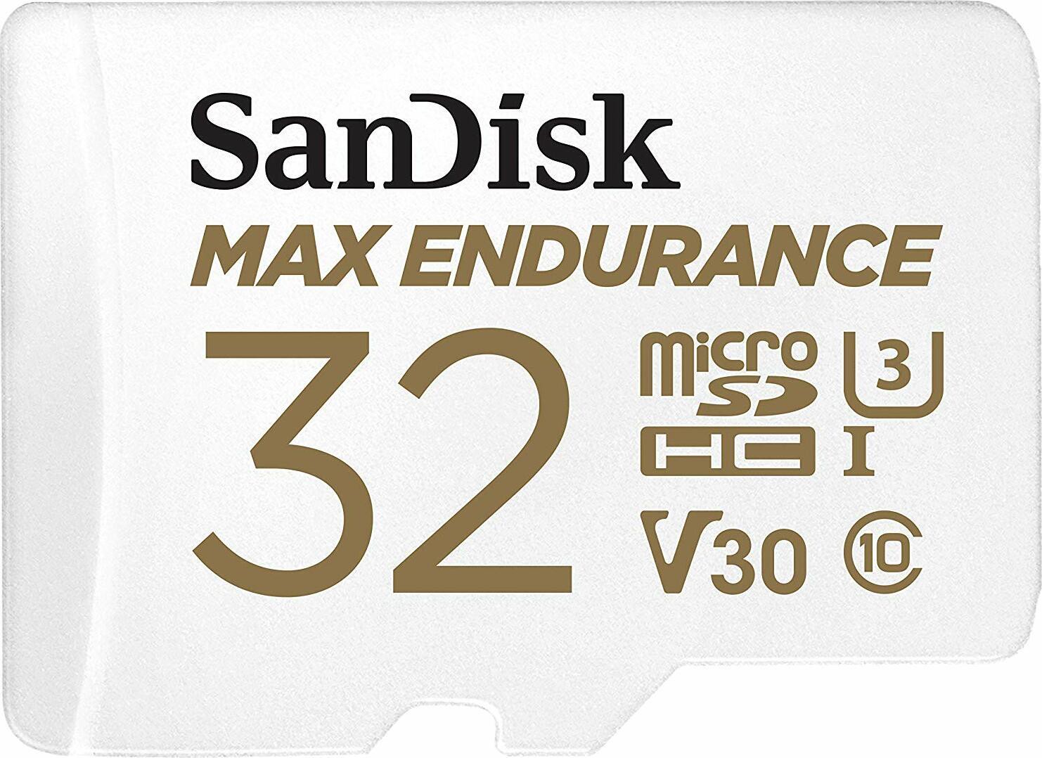 SanDisk Max Endurance microSDHC  Speicherkarte 32GB Kit + SD Adapter