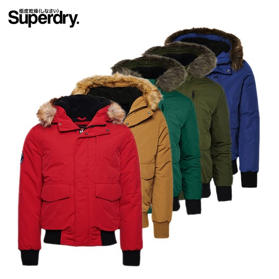 Superdry - Everest Bomberjacke für Herren - Verschiedene Farben - Winterjacke