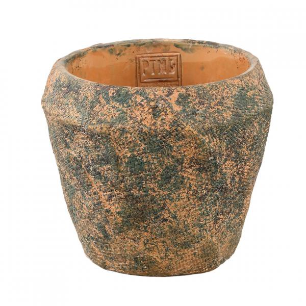 PTMD Blumentopf Lourdes gelb/grün 15 cm