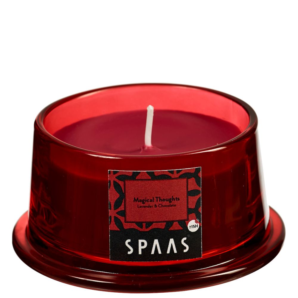 Duftkerze in Glas Lavendel & Schokolade