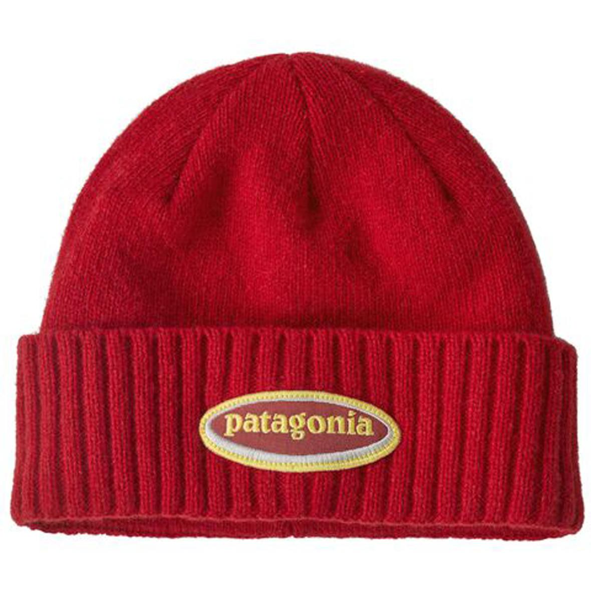 Patagonia Brodeo Beanie Mütze Unisex (Dunkelrot one size Größe) Mützen