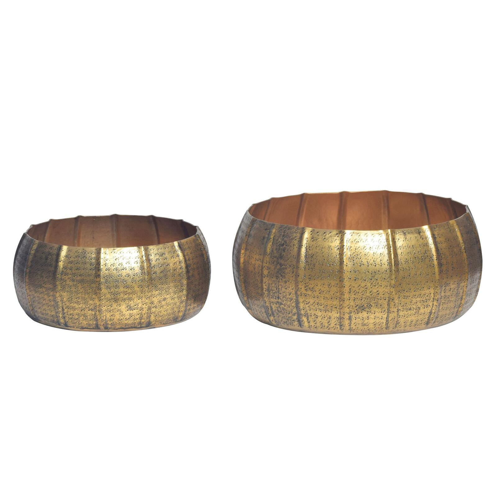 WOHNLING WL7.204 Pflanzgefäß 2er Set Gold