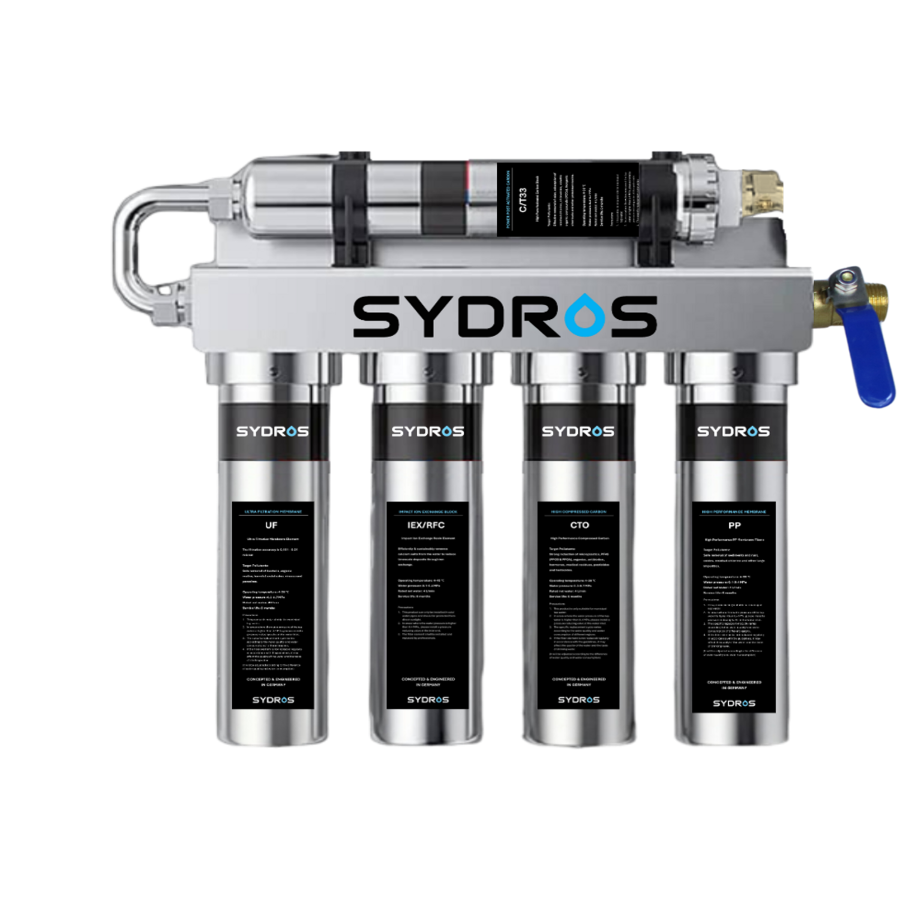 Sydros Wasserfilter Optimus 5-Stufen-all in one-Filter für die Küche
