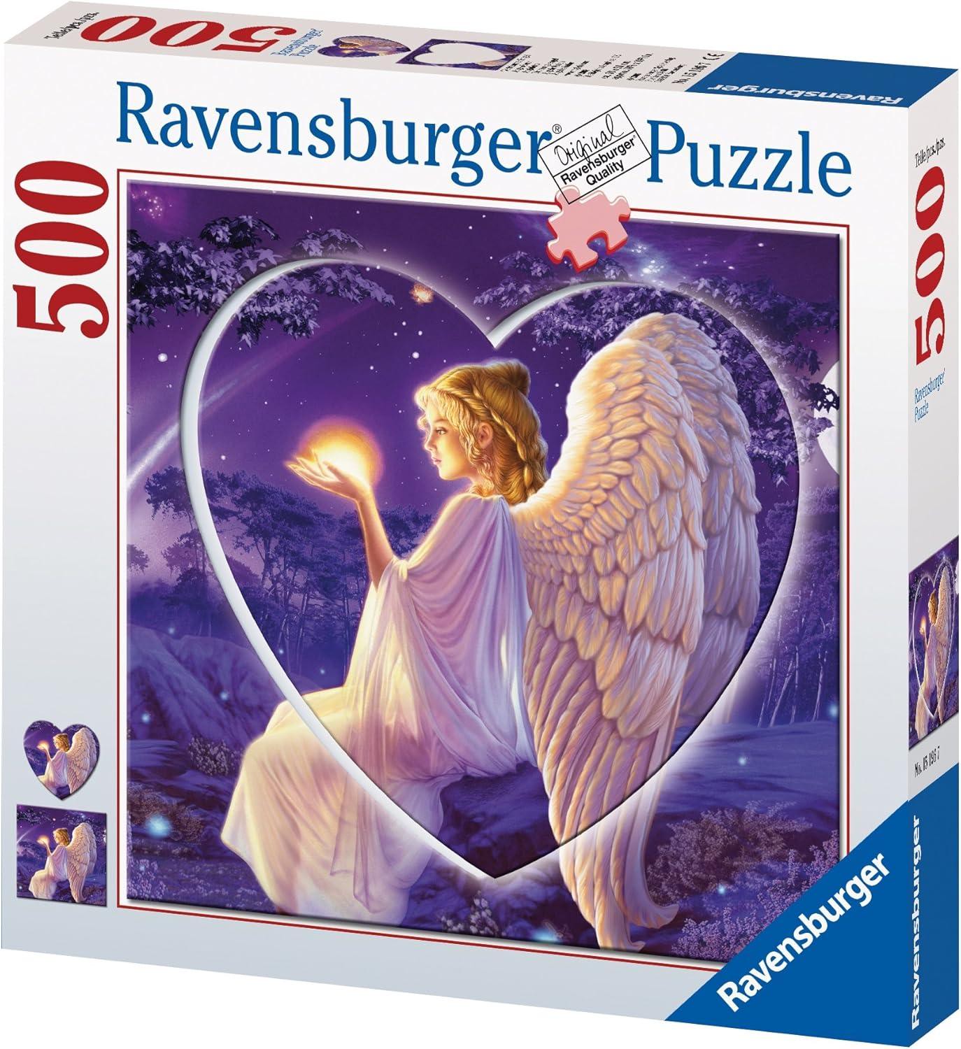 Ravensburger Puzzle 15196 - Verträumter Engel [577 Teile]