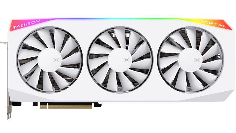 XFX Grafikkarte AMD Radeon RX 9070XT MERCURY Magnetic Air RGB Gaming 16GB GDDR6 OC White
