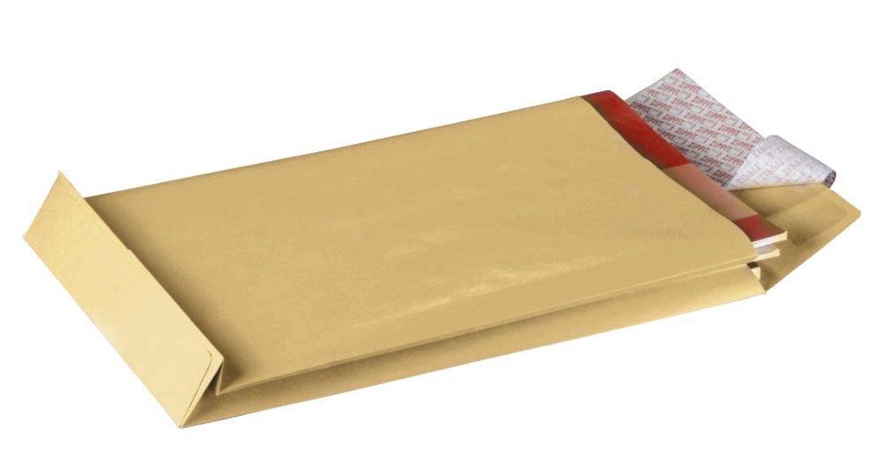 Versandtaschen C4 ohne Fenster mit 40 mm-Falte 130 g/qm braun 10 Stück