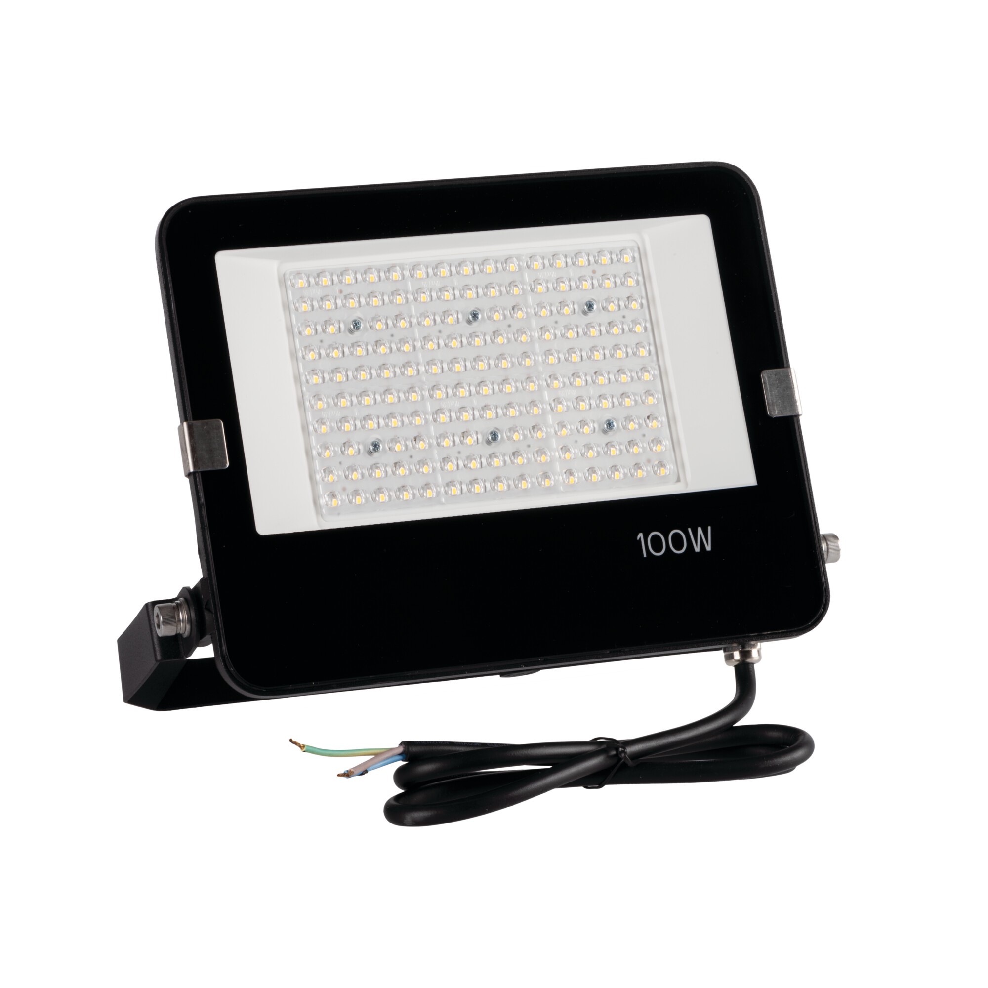 Kanlux® LED Fluter, Strahler Scheinwerfer Professional 100 Watt Gehäuse schwarz Schutzklasse IP65 mit Alugehäuse 13500 Lumen 4000K neutralweiß