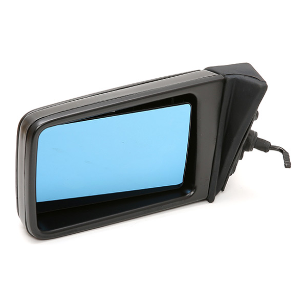 SPJ E-2349 Außenspiegel links, elektrisch, mittelgroßer Spiegelarm, genarbt, Blinker-Farbe: weiß