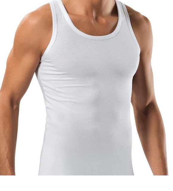 Tanktop Unterhemd Herren Weiß