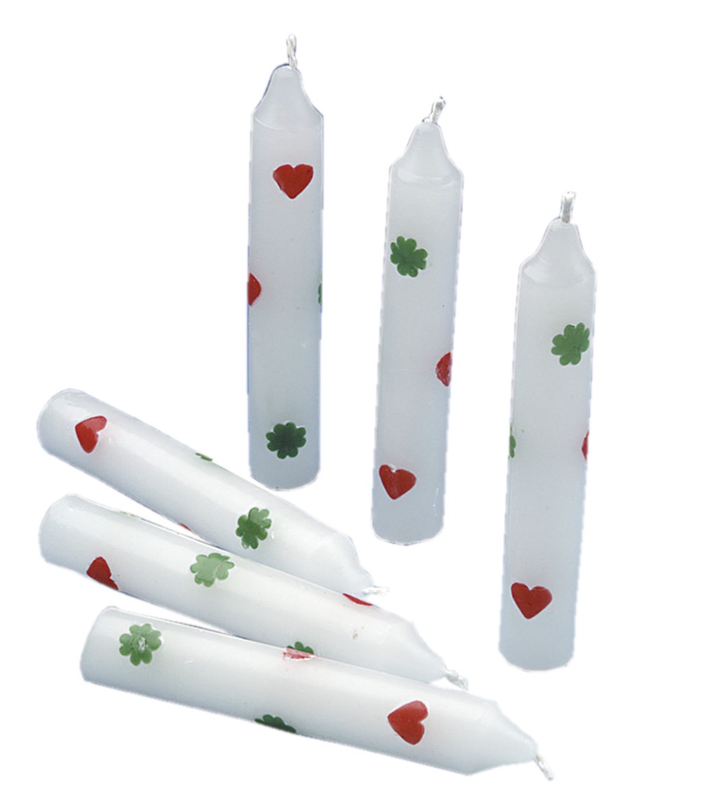 2 Lebenslicht Kerzen Viel Glück 13cm
