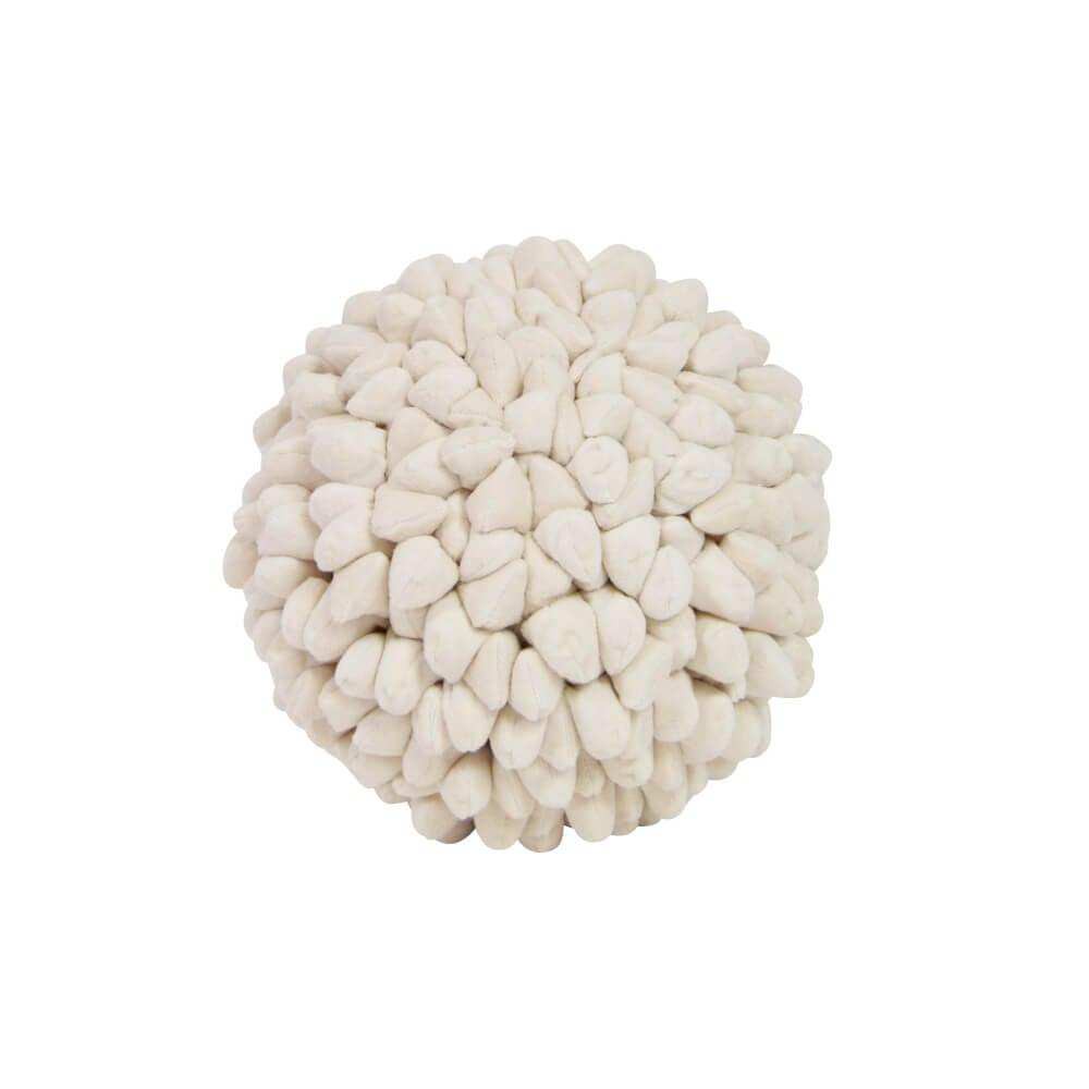 Haans Lifestyle Kissen Ball Pebble Snow white 26cm