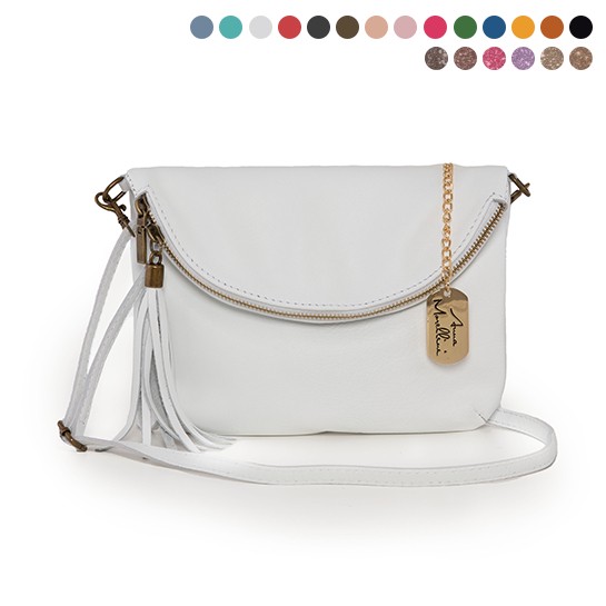 ANNA MORELLINI Alice Leder-Umhängetasche – Klein, aber oho!