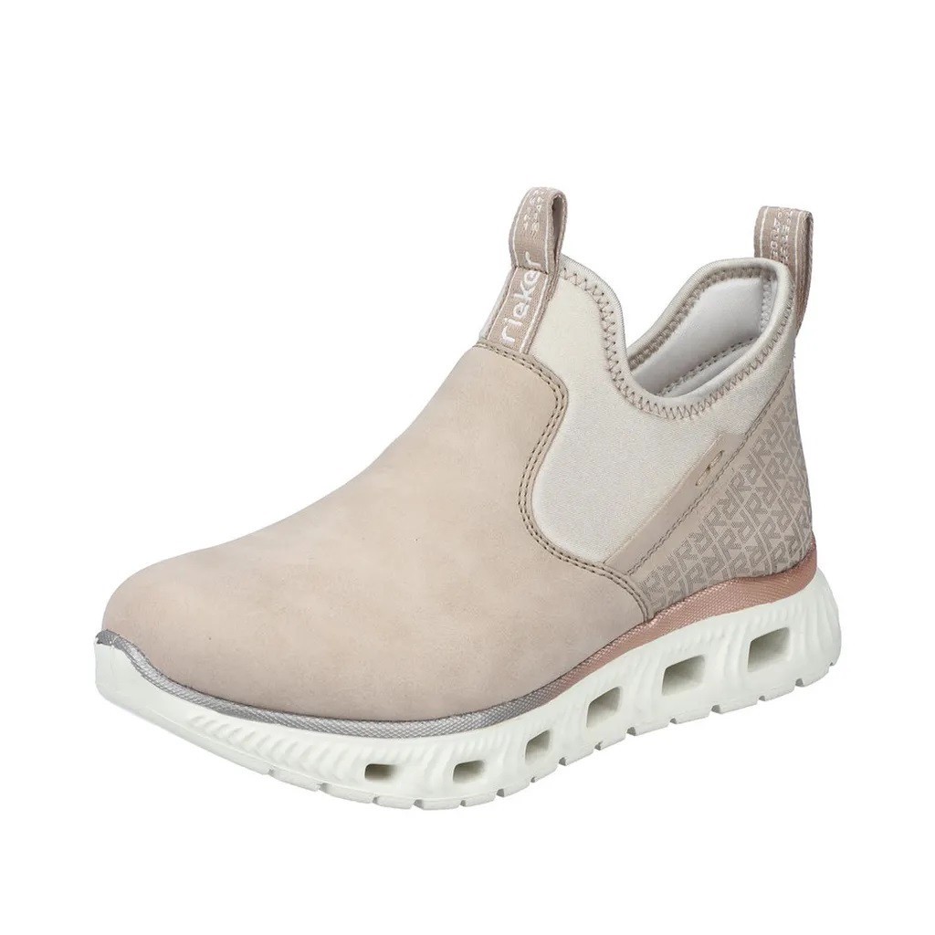 Rieker M6053-62 - Rieker Slipper Beige