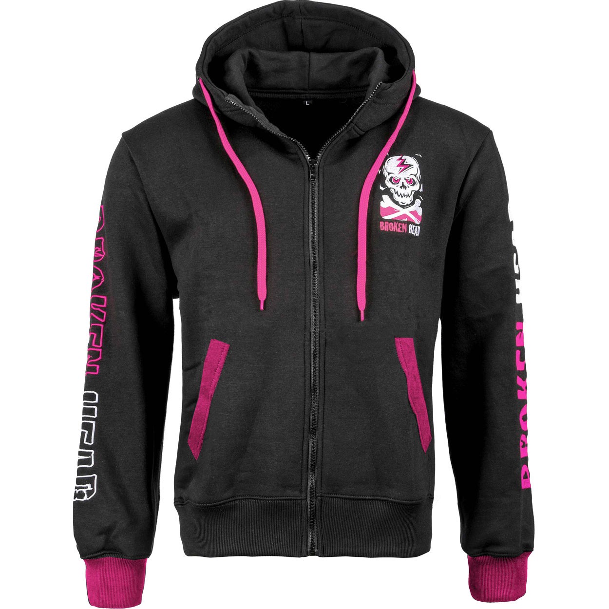Broken Head WOMEN Hoodie Original Pink