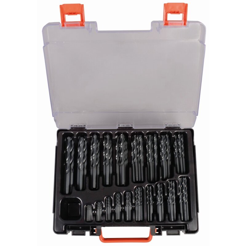 Projahn Kunststoff-Magazin Spiralbohrer HSS-R DIN 338 - 1 bis 10 mm - 170-teilig