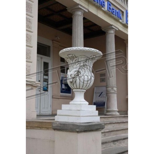 Design Blumentopf Top Planz Kübel Gefäß Töpfe Figur Gesicht Skulptur