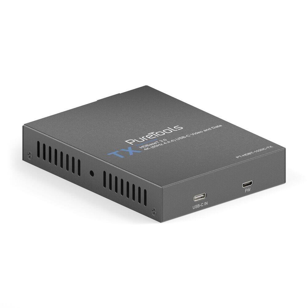 PureTools - HDBaseT USB-C Transmitter - HDBaseT 3.0 - 4K (60Hz 4:4:4) USB-C Video und Daten