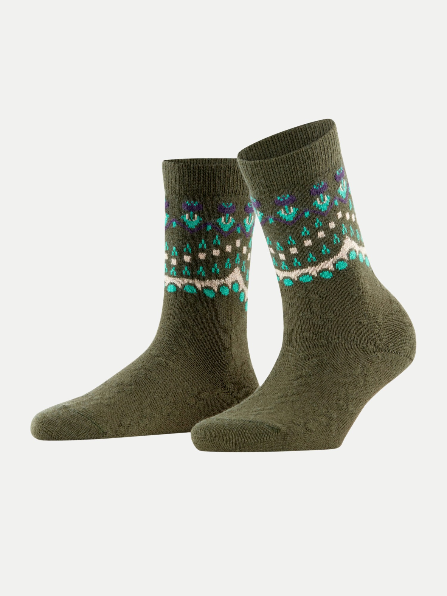 FALKE Modischer Strumpf Cosy Wool, Größe 39-42