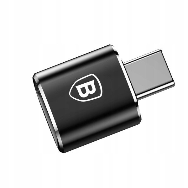 Baseus Mini USB | Adapter przejściówka OTG USB-A / USB-C 2,4A
 -                                    uniwersalny