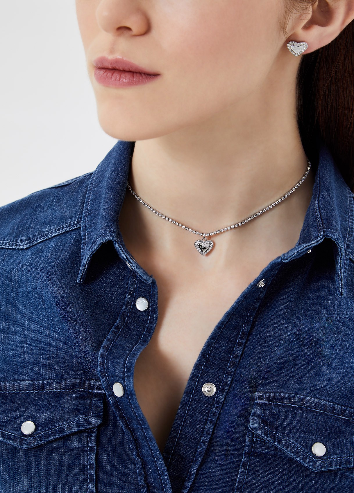 Liu Jo Collier De Chien Avec Charm Cœur