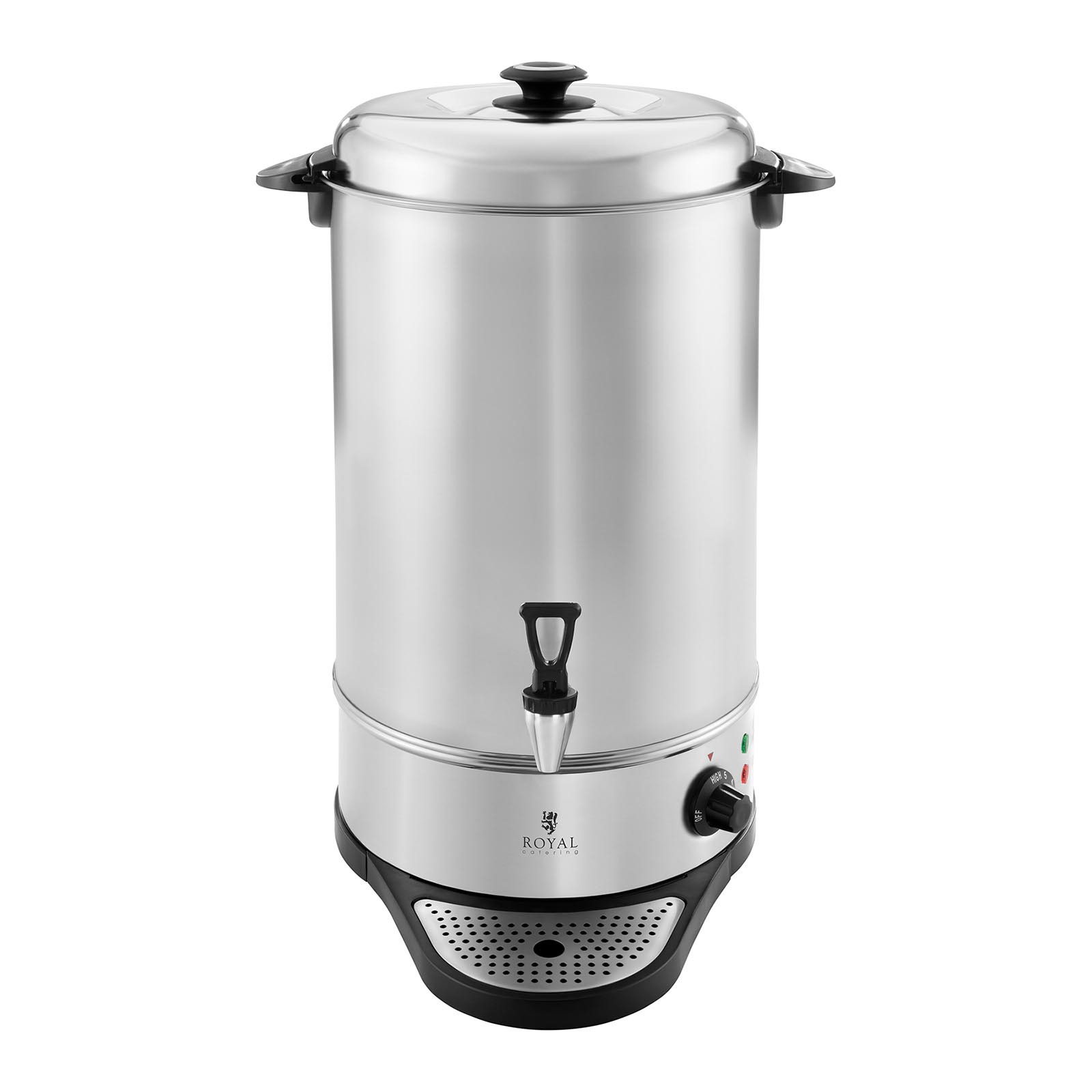 Royal Catering Wasserkocher - 16 L - 2.200 W - Abtropfschale