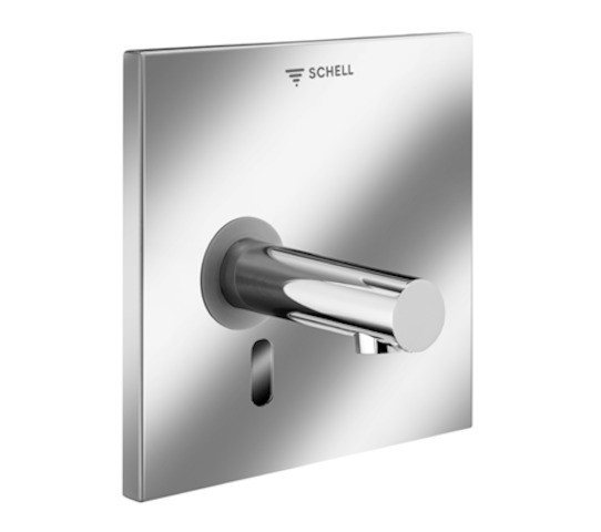 Schell Unterputz-Waschtischarmatur LINUS W-E-V, IR Kaltw., Unterputz-Netzteil, 230 Ausl., chr, 01942 019420699