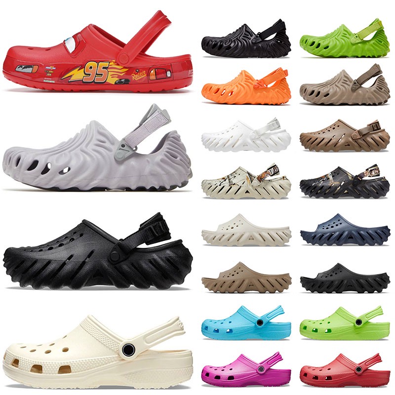 Classique Echo Crocodile cuir salehe bembrury sabots sandales plates célèbre designer femmes pantoufles maison cravate croisée glamour slide homm