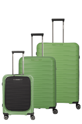 Travelite - MOOBY 3-tlg. Koffer-Set Grün