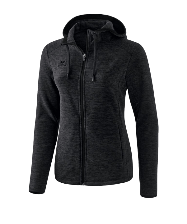 Erima Fleecejacke Damen Schwarz