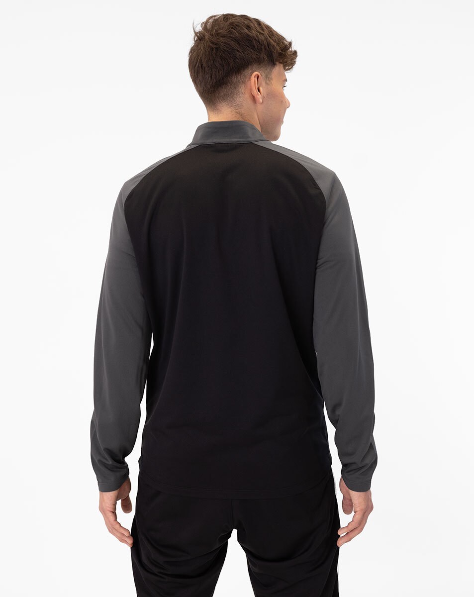 JAKO Polyesterjacke Iconic (schwarz/anthrazit / Größe M / Unisex)