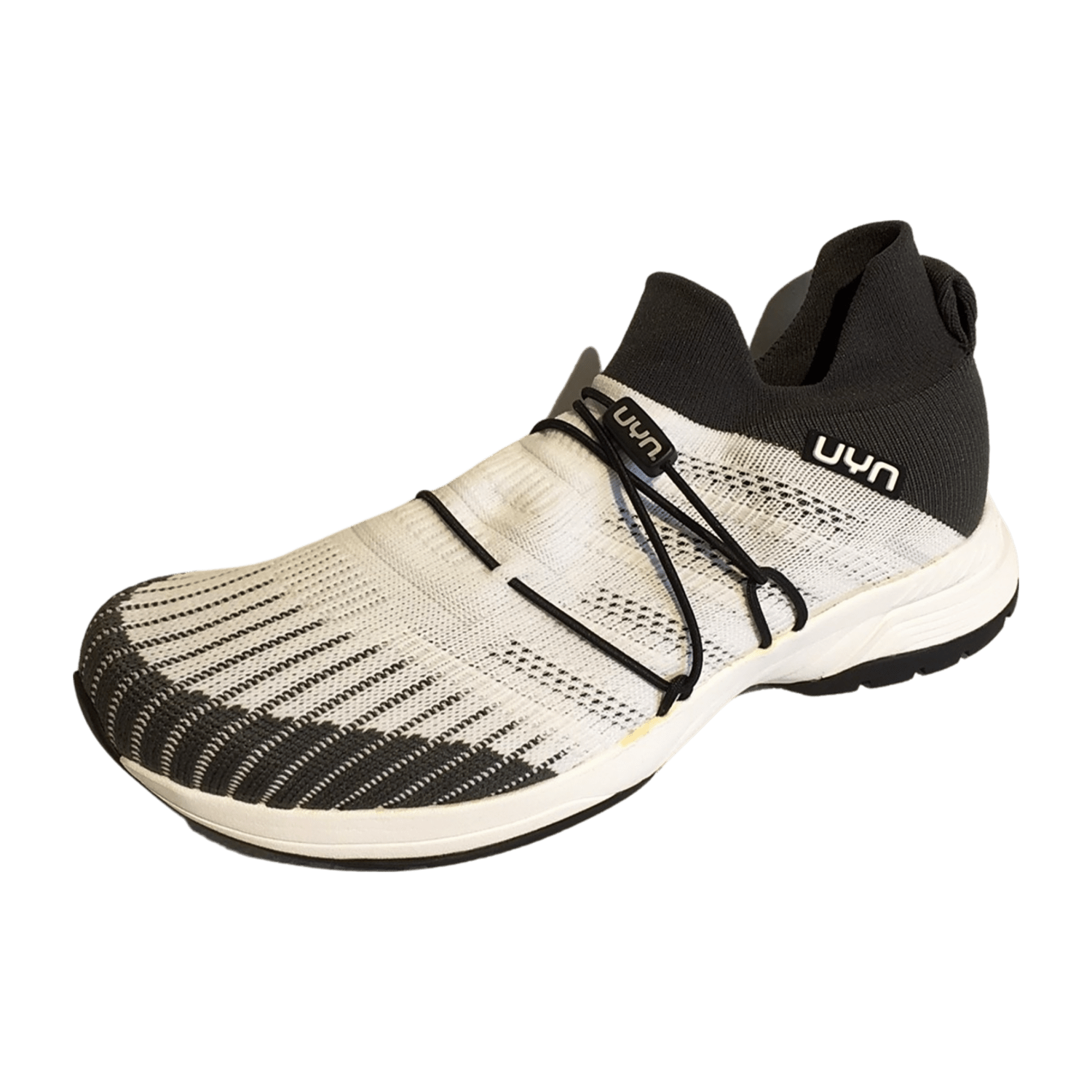 UYN Free Flow Tune Slip-on Sneaker aus Merinowolle Herren white/grey 44 für Herren, grau, Gr. 44 EU