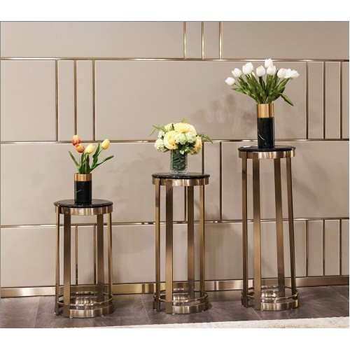 Ständer Blumenständer Blumen Stand Ablage Edelstahl Blumentopfständer