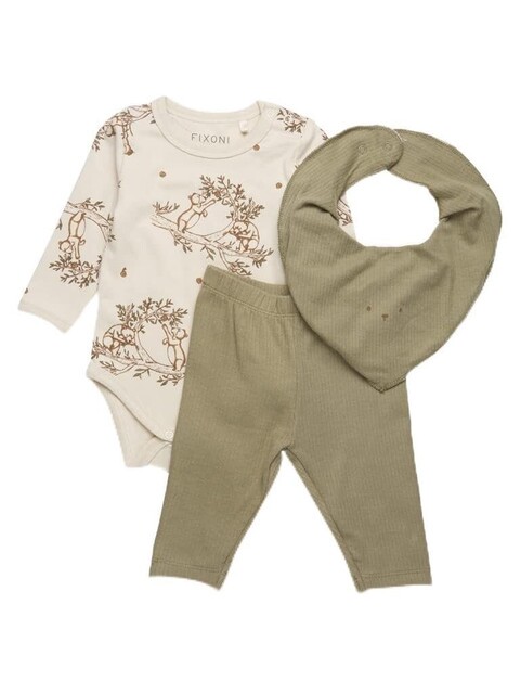 Fixoni Strampler Set mit Oberteil rosa Gr.: 68