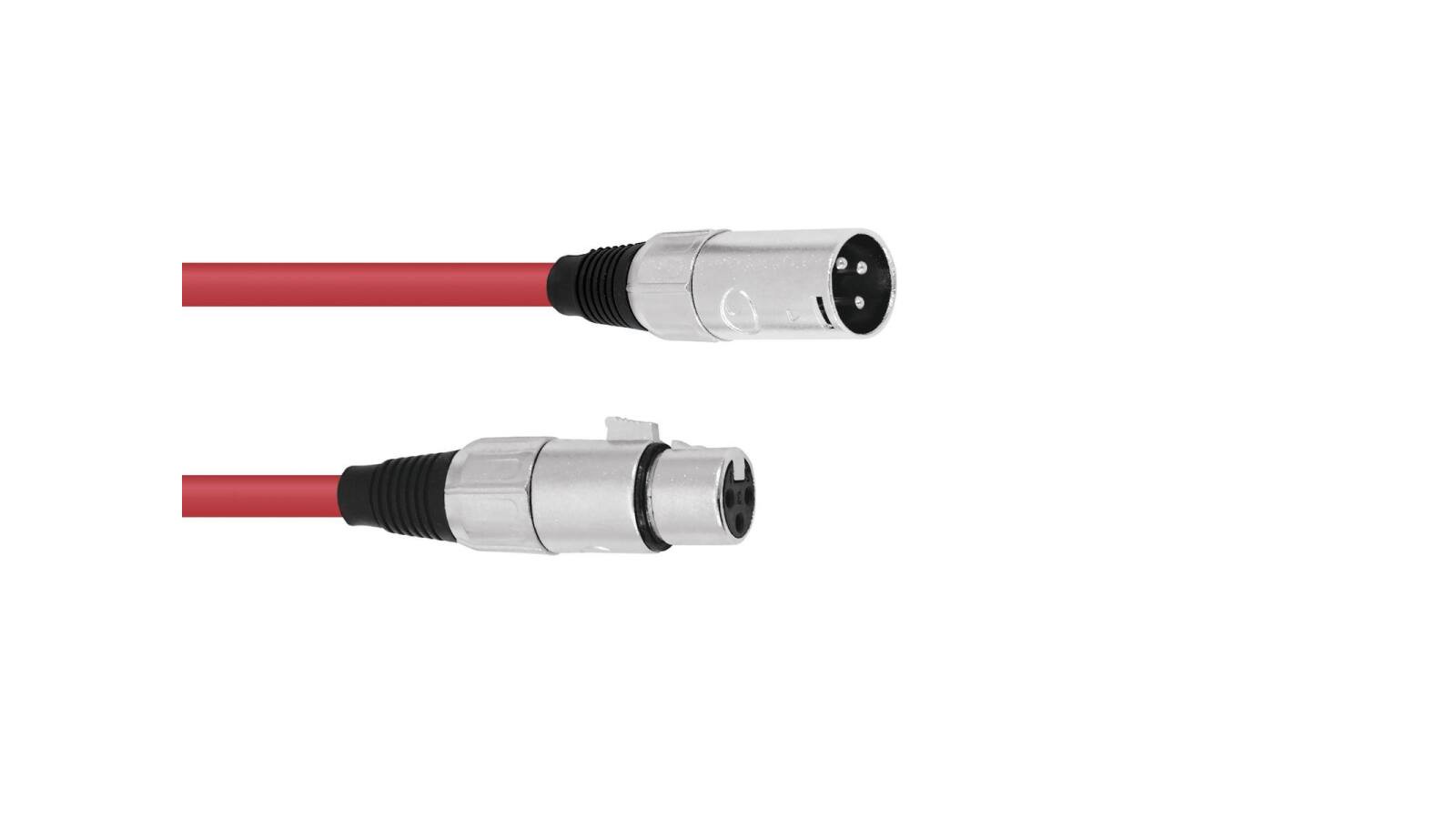 OMNITRONIC XLR Kabel 3pol 5m rt