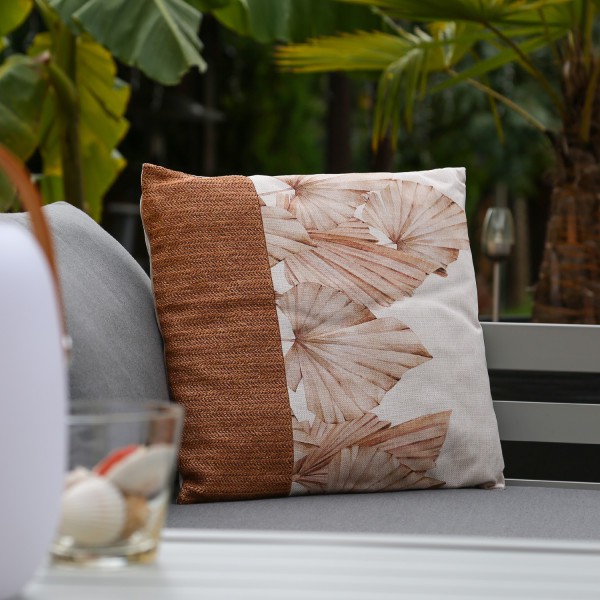 Garten Kissen - Blätter - Polyester - wasserabweisend - L: 44cm - A...