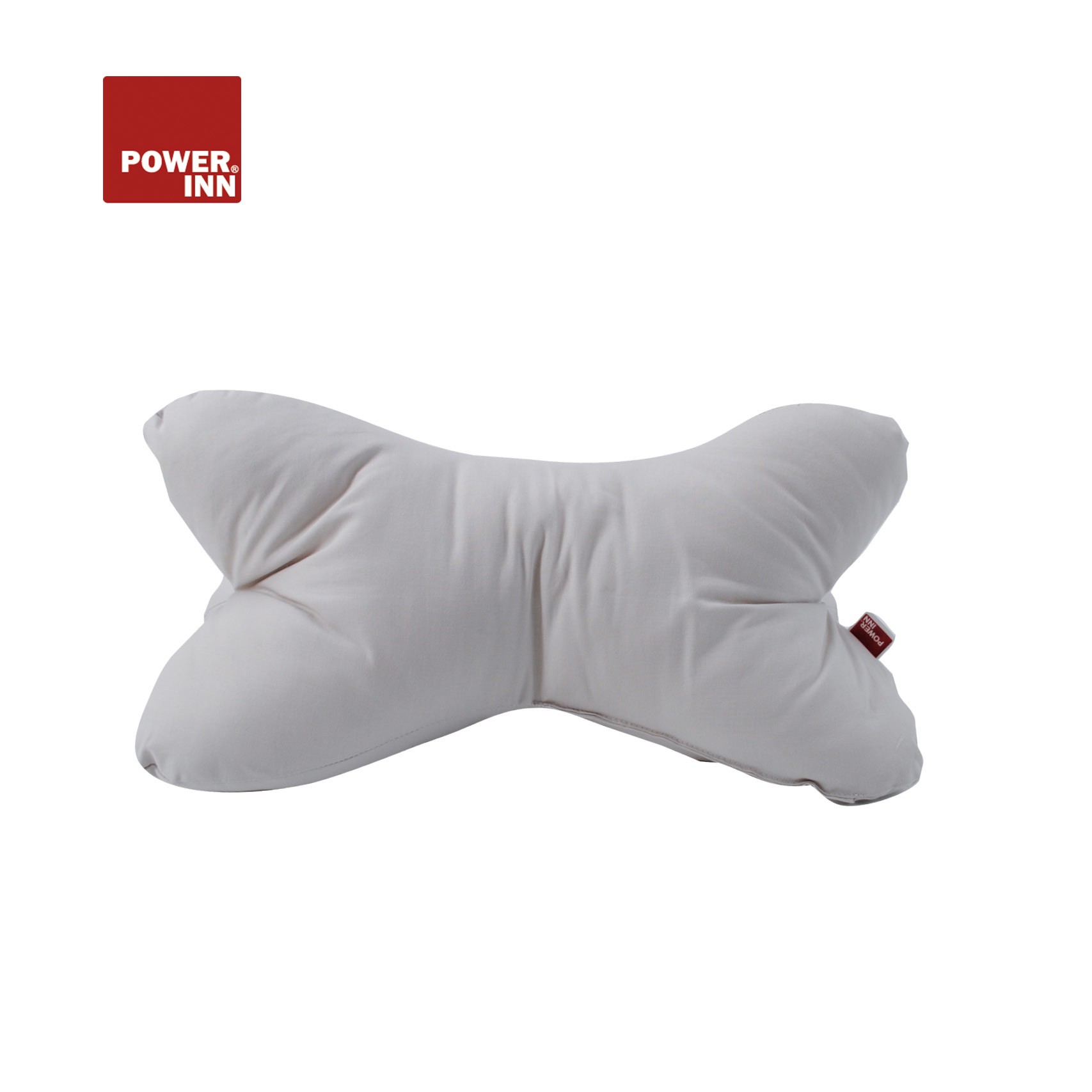 POWER INN Leseknochen | Grau | Nackenkissen | Reisekissen