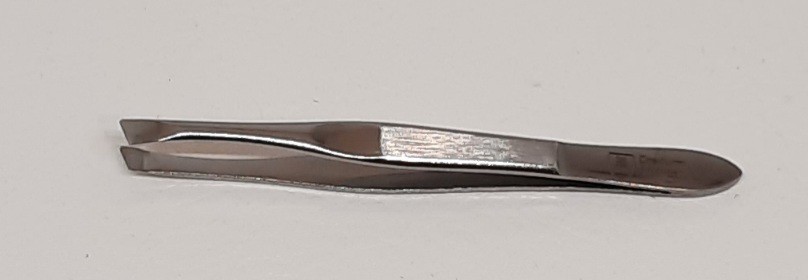 Pinzette 7,5 cm schräg/schmal inox, rostfrei 