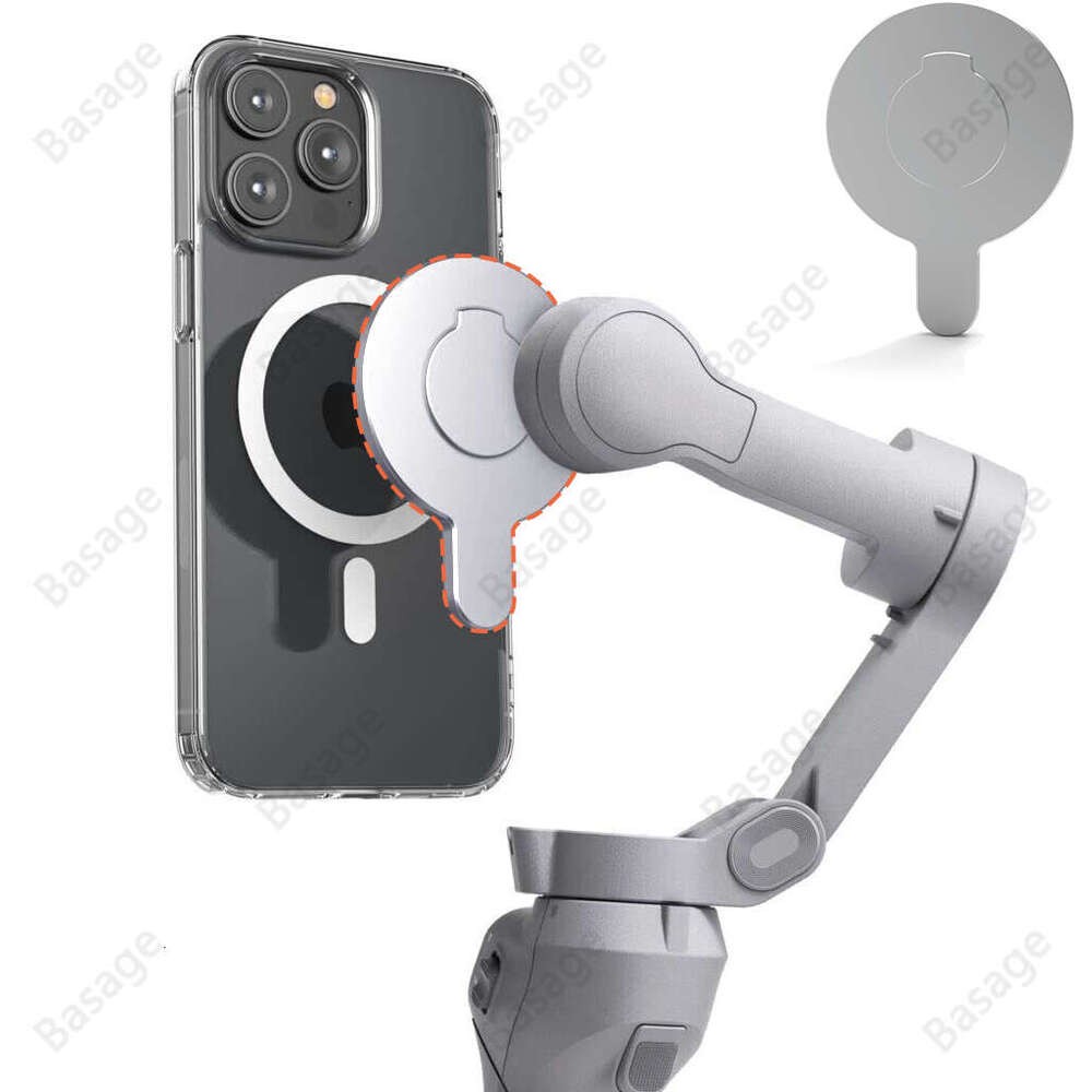 Adaptateur magnétique support de téléphone mobile stabilisateur stabilisateur accessoires de libération rapide dji osmo om6 om5 om4 gimbal pour m