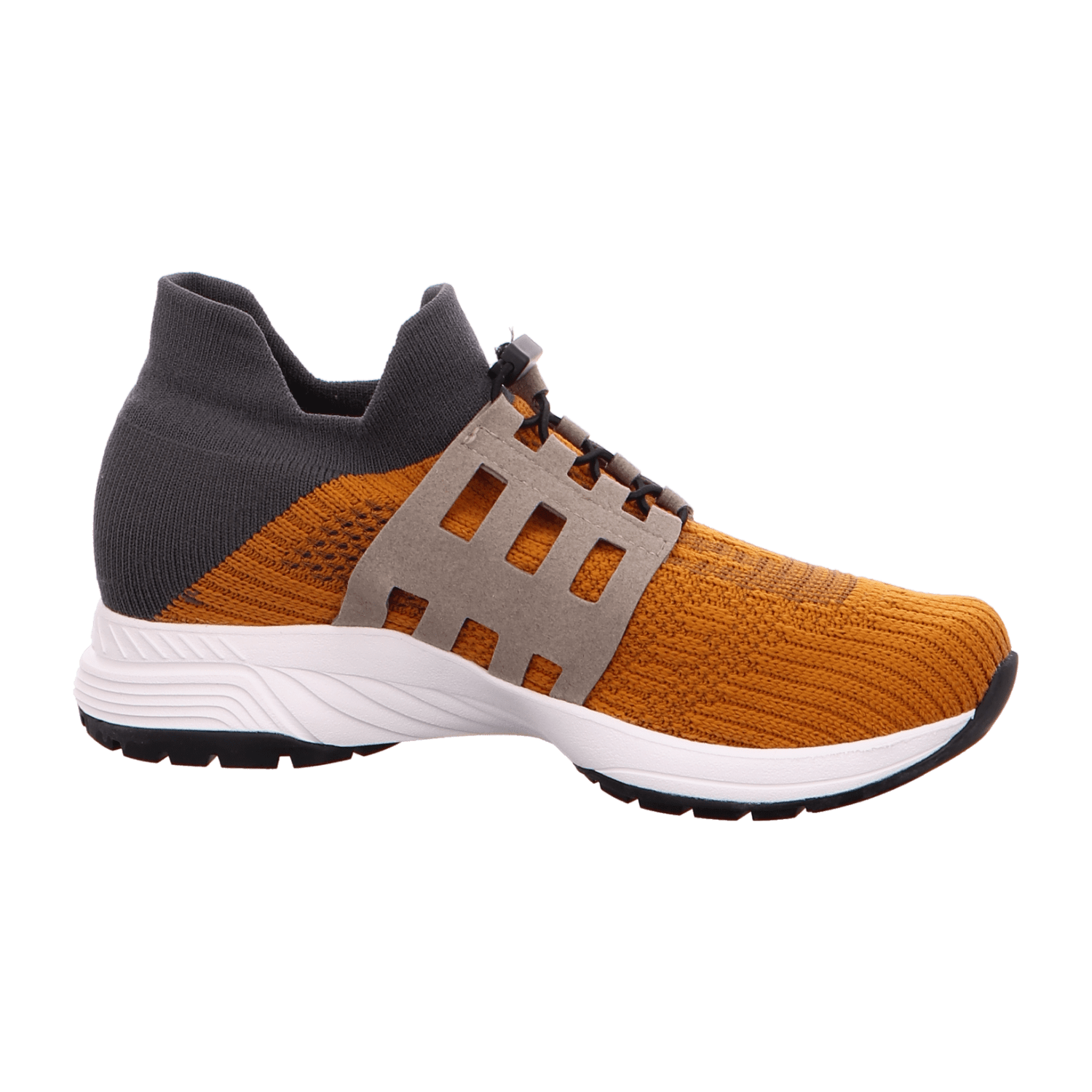 UYN Nature Tune Slip-on Sneaker aus Merinowolle Damen mustard/grey 39 für Damen, gelb, Größe 36 EU