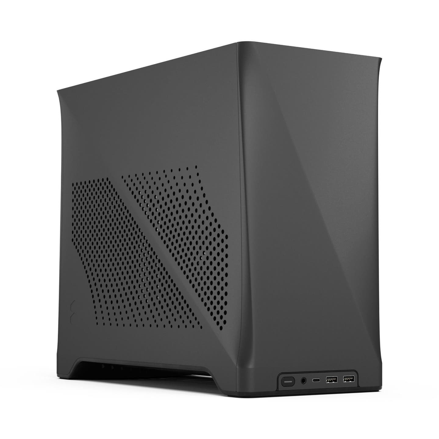 Fractal Design Era 2 SFF Mini-ITX Charcoal Grey Gaming PC Case - FD-C-ERA2N-02